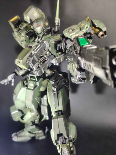 緑系塗装 作例2